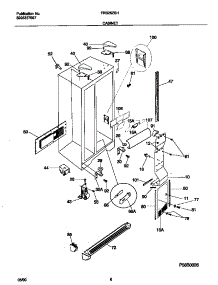 04 - Cabinet parts for Frigidaire Refrigerator FRS26ZSHB3 from AppliancePartsPros.com
