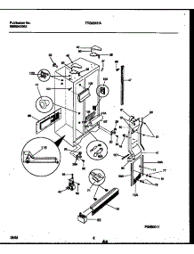 04 - Cabinet Parts parts for Frigidaire Refrigerator FRS28XHAW0 from AppliancePartsPros.com