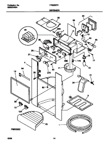 08 - Ice Dispenser parts for Frigidaire Refrigerator FRS26ZTHD0 from AppliancePartsPros.com