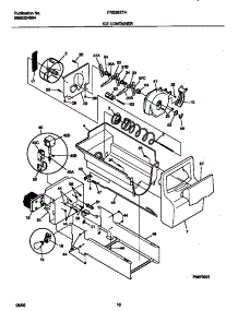 09 - Ice Container parts for Frigidaire Refrigerator FRS26ZTHD0 from AppliancePartsPros.com