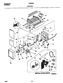 10 - Ice Maker parts for Frigidaire Refrigerator FRS28ZGEW3 from AppliancePartsPros.com