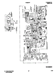 15 - Wiring Diagram parts for Frigidaire Refrigerator FRS28ZRFW0 from AppliancePartsPros.com