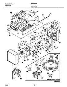 10 - Ice Maker parts for Frigidaire Refrigerator FRS26ZSHB3 from AppliancePartsPros.com