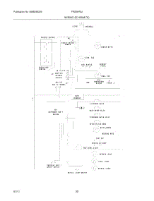 22 - Wiring Schematic parts for Frigidaire Refrigerator FRS3HR5JQ5 from AppliancePartsPros.com