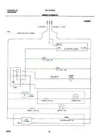 10 - Wiring Schematic parts for Frigidaire Refrigerator FRT17A2AZ2 from AppliancePartsPros.com