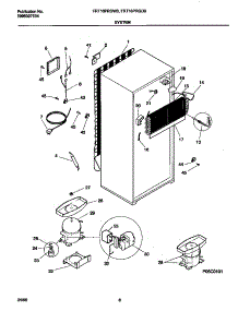 05 - System parts for Frigidaire Refrigerator FRT16PRGD0 from AppliancePartsPros.com