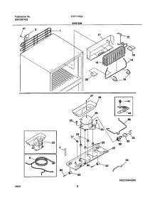 09 - System parts for Frigidaire Refrigerator FRT17A2AQ0 from AppliancePartsPros.com