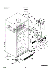 05 - Cabinet parts for Frigidaire Refrigerator FRT17G5CSB0 from AppliancePartsPros.com