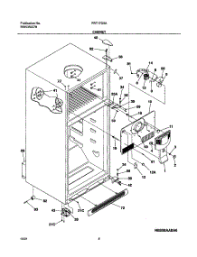05 - Cabinet parts for Frigidaire Refrigerator FRT17G5AZ0 from AppliancePartsPros.com