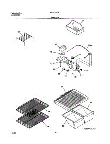 07 - Shelves parts for Frigidaire Refrigerator FRT17IB3AZ1 from AppliancePartsPros.com
