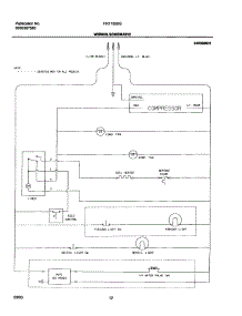 12 - Wiring Schematic parts for Frigidaire Refrigerator FRT185BSK0 from AppliancePartsPros.com