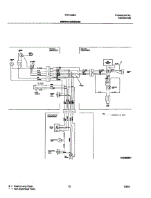 13 - Wiring Diagram parts for Frigidaire Refrigerator FRT185BSK0 from AppliancePartsPros.com