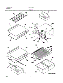 07 - Shelves parts for Frigidaire Refrigerator FRT17IG5AT1 from AppliancePartsPros.com