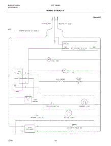 10 - Wiring Schematic parts for Frigidaire Refrigerator FRT18B4AQ8 from AppliancePartsPros.com