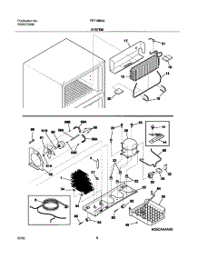 09 - System parts for Frigidaire Refrigerator FRT18B5AW3 from AppliancePartsPros.com