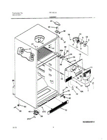 05 - Cabinet parts for Frigidaire Refrigerator FRT18C5AW0 from AppliancePartsPros.com