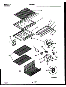 04 - Shelves And Supports parts for Frigidaire Refrigerator FRT18BRBW0 from AppliancePartsPros.com
