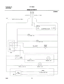 10 - Wiring Schemaic parts for Frigidaire Refrigerator FRT18B5AB7 from AppliancePartsPros.com