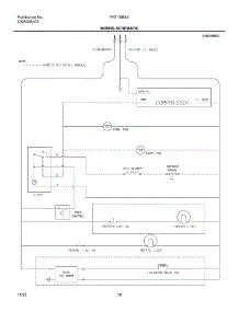 10 - Wiring Schematic parts for Frigidaire Refrigerator FRT18B5AB9 from AppliancePartsPros.com