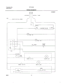 10 - Wiring Schematic parts for Frigidaire Refrigerator FRT18G3AW0 from AppliancePartsPros.com