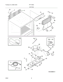 09 - System parts for Frigidaire Refrigerator FRT15IB3AW5 from AppliancePartsPros.com
