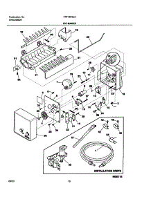 11 - Ice Maker parts for Frigidaire Refrigerator FRT18FS5AW8 from AppliancePartsPros.com