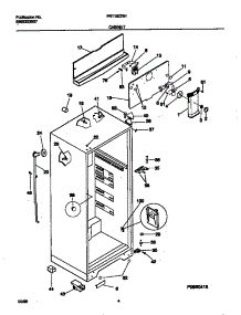 03 - Cabinet parts for Frigidaire Refrigerator FRT16CRHY3 from AppliancePartsPros.com