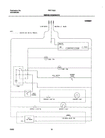 10 - Wiring Schematic parts for Frigidaire Refrigerator FRT17A2AW1 from AppliancePartsPros.com