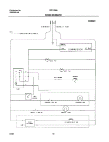10 - Wiring Schematic parts for Frigidaire Refrigerator FRT17B3AQ2 from AppliancePartsPros.com