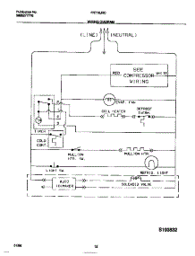 06 - Wiring Diagram parts for Frigidaire Refrigerator FRT16JRCD1 from AppliancePartsPros.com