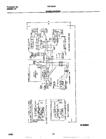 06 - Wiring Diagram parts for Frigidaire Refrigerator FRT16JRCW2 from AppliancePartsPros.com