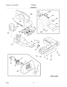 11 - Controls parts for Frigidaire Refrigerator FRS6B6EEB1 from AppliancePartsPros.com