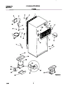 05 - System parts for Frigidaire Refrigerator FRT16PRGW2 from AppliancePartsPros.com