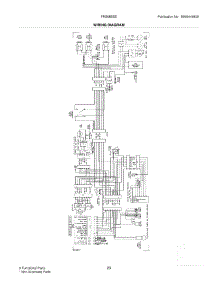 23 - Wiring Diagram parts for Frigidaire Refrigerator FRS6B5EEW7 from AppliancePartsPros.com