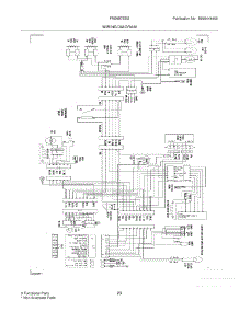 23 - Wiring Diagram parts for Frigidaire Refrigerator FRS6B7EESB9 from AppliancePartsPros.com