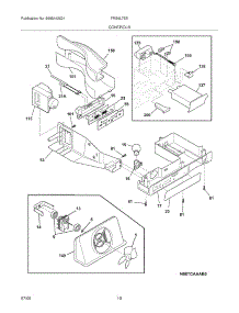 11 - Controls parts for Frigidaire Refrigerator FRS6L7EES5 from AppliancePartsPros.com