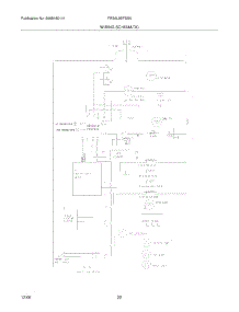 20 - Wiring Schematic parts for Frigidaire Refrigerator FRS6L9EFSS5 from AppliancePartsPros.com