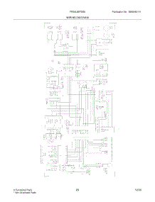21 - Wiring Diagram parts for Frigidaire Refrigerator FRS6L9EFSS5 from AppliancePartsPros.com