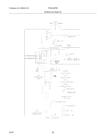 22 - Wiring Schematic parts for Frigidaire Refrigerator FRS6LC8FS5 from AppliancePartsPros.com