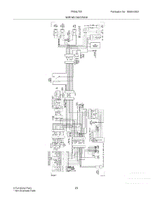 23 - Wiring Diagram parts for Frigidaire Refrigerator FRS6L7EES5 from AppliancePartsPros.com