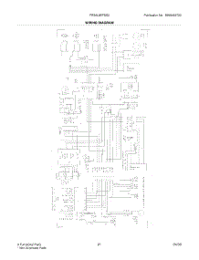 21 - Wiring Diagram parts for Frigidaire Refrigerator FRS6L9EFSS2 from AppliancePartsPros.com