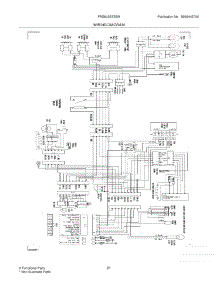 21 - Wiring Diagram parts for Frigidaire Refrigerator FRS6L9EESSN from AppliancePartsPros.com