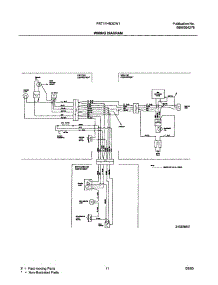 11 - Wiring Diagram parts for Frigidaire Refrigerator FRT17HB3CW1 from AppliancePartsPros.com