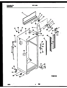 03 - Cabinet Parts parts for Frigidaire Refrigerator FRT17JRBD0 from AppliancePartsPros.com
