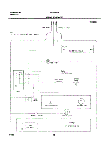 12 - Wiring Schematic parts for Frigidaire Refrigerator FRT17IB3AW2 from AppliancePartsPros.com