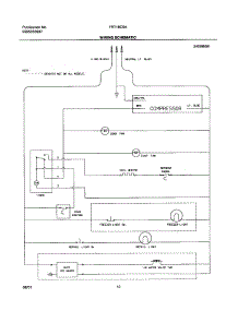 10 - Wiring Schematic parts for Frigidaire Refrigerator FRT18C5AW4 from AppliancePartsPros.com
