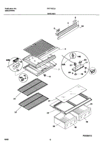 07 - Shelves parts for Frigidaire Refrigerator FRT18C2JZ1 from AppliancePartsPros.com
