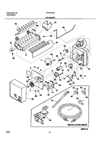 11 - Ice Maker parts for Frigidaire Refrigerator FRT18FS5AW6 from AppliancePartsPros.com