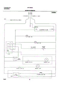 12 - Wiring Schematic parts for Frigidaire Refrigerator FRT18FS5AW6 from AppliancePartsPros.com