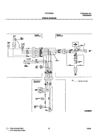 13 - Wiring Diagram parts for Frigidaire Refrigerator FRT18FS5AW6 from AppliancePartsPros.com